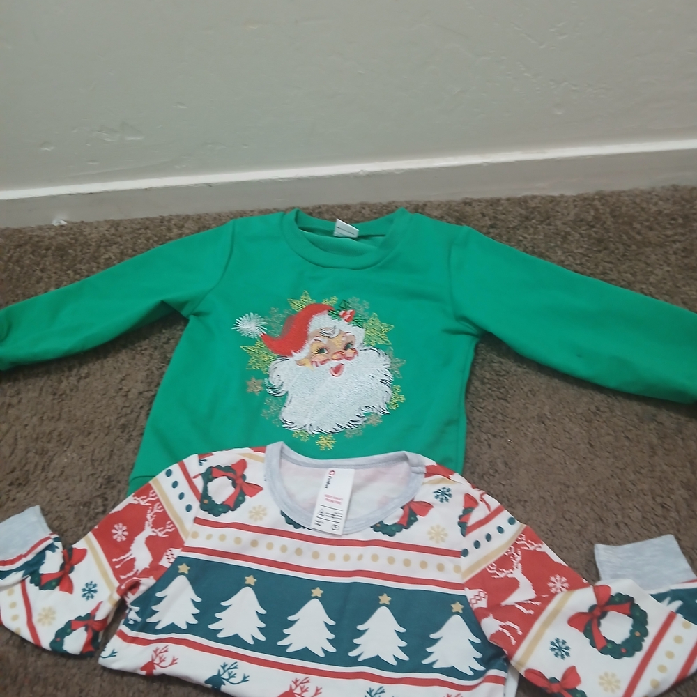 Bundle Chritsmas Sweater & Long Sleeve Shirt